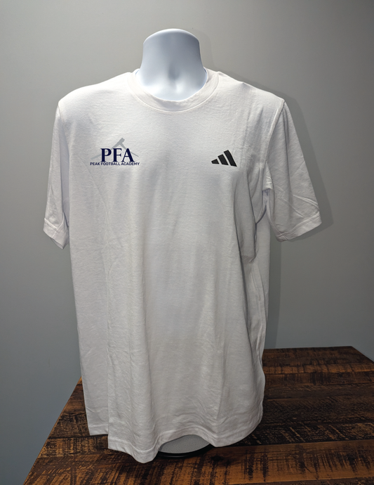 Peak Football Academy White Adidas Tee (Men's)