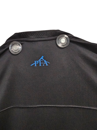 Peak Football Academy Adidas Tee, Blue Logo (Men's)